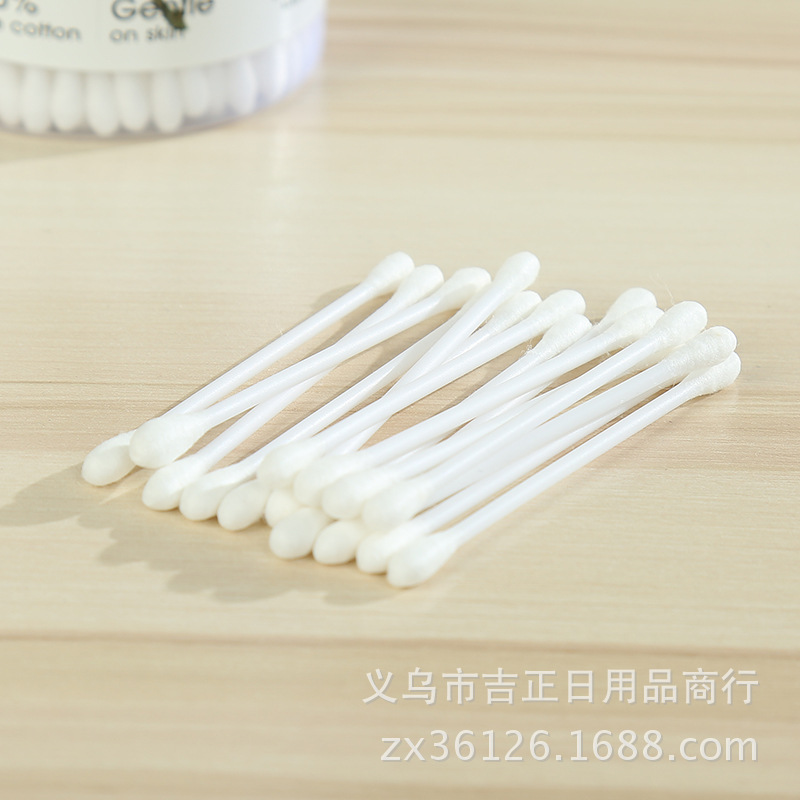 一次性用品塑料双头棉签帮掏耳朵卫生棉签百货日用品棉签盒批发详情1