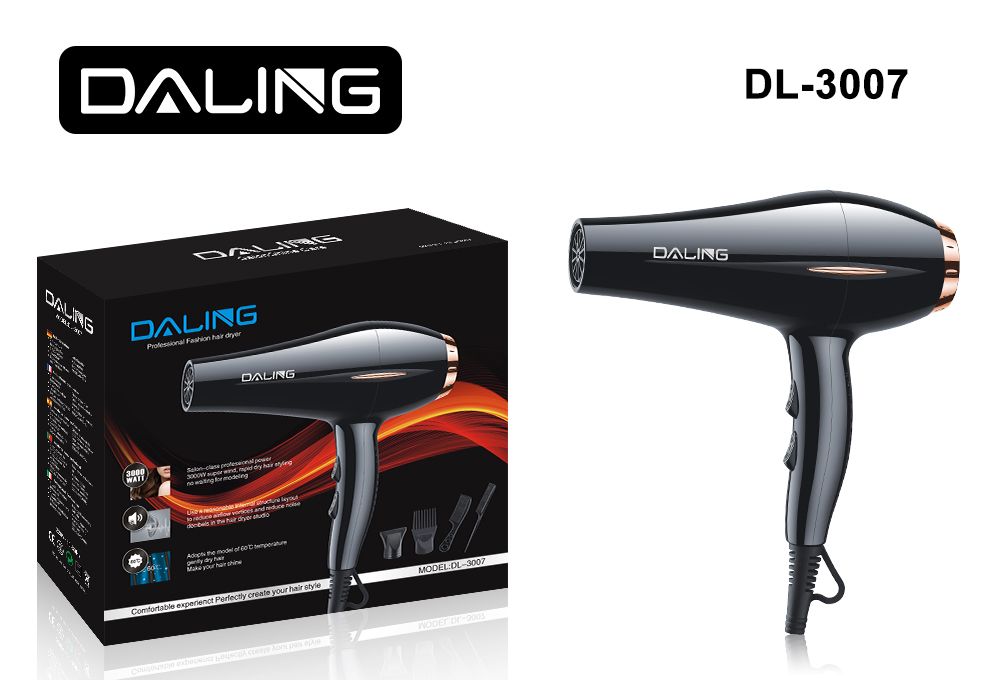 Daring DL-3007 Hair dryer High-power hair dryer household hot and cold air hair dryer wholesale cross-border full figure