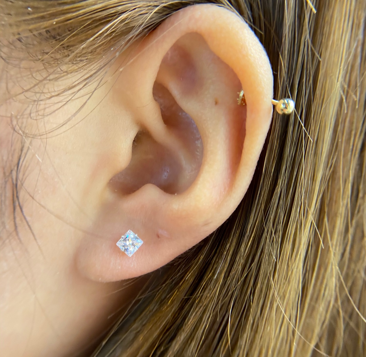 925 sterling silver zircon stud fashion luxury jewelry for women 2mm-8mm thumbnail