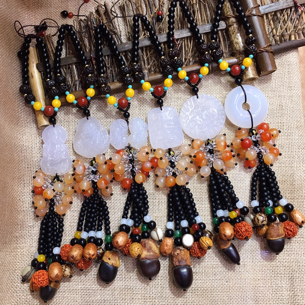 Agate Bodhi pendant details Picture