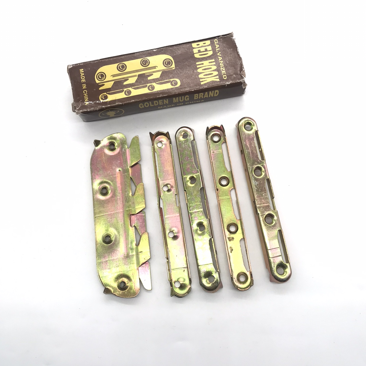 5寸滑轨卸扣床扣4 家具五金配件 电脑办公桌穿线盒专用滑轨连接件