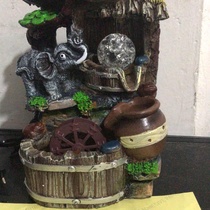 Little elephant water tank water rockery fountain