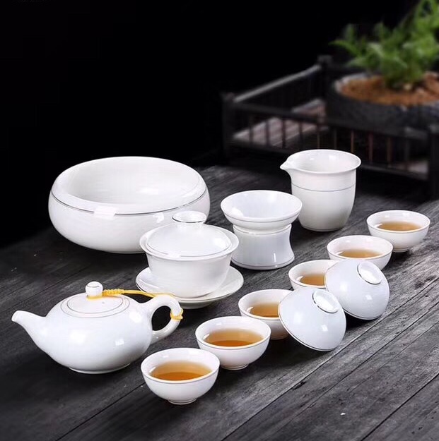 羊脂玉皮盒套装