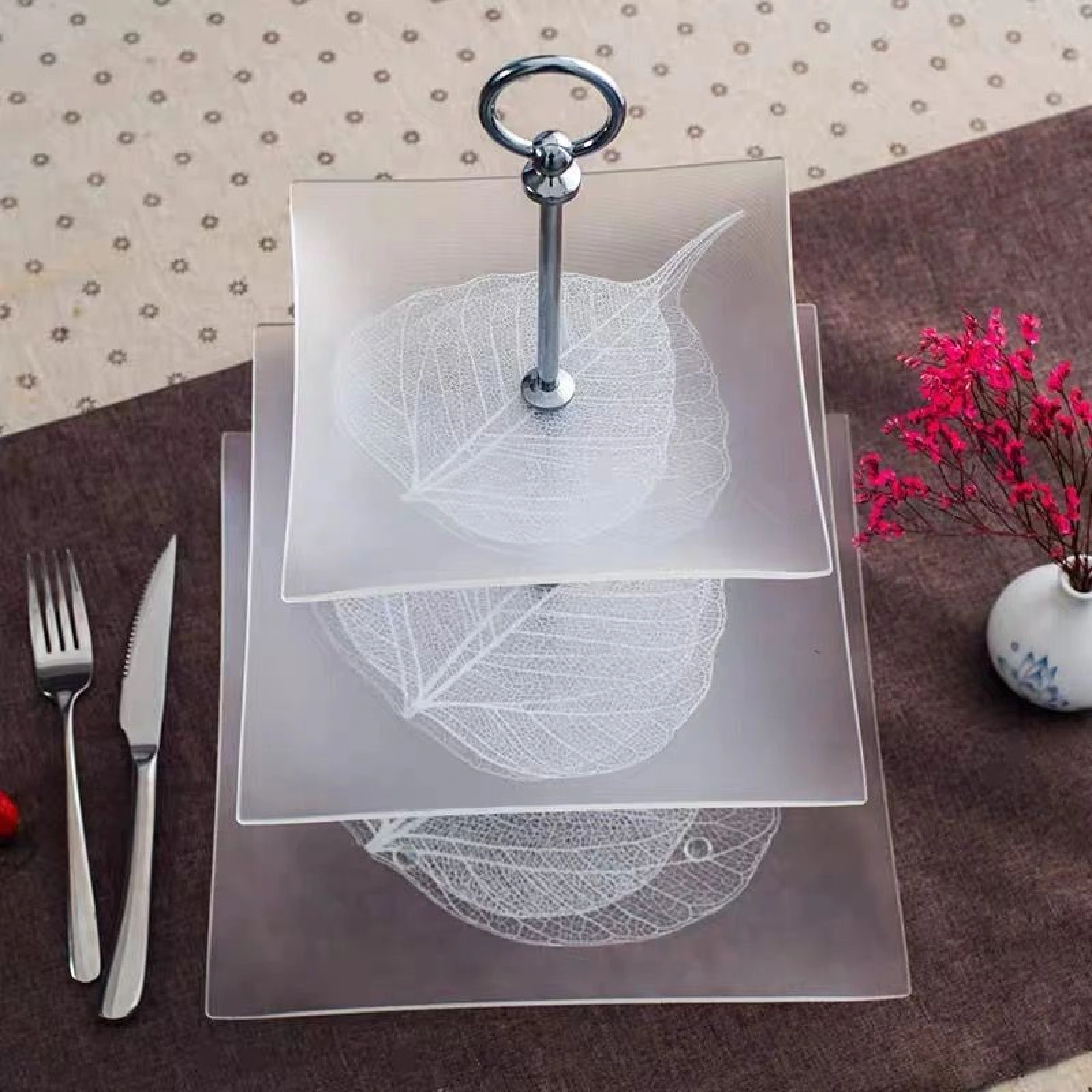 Glass plate Cake Plate, 7820, 1st Street, 3rd Floor, D District, Fuyuan Glass detail image 1