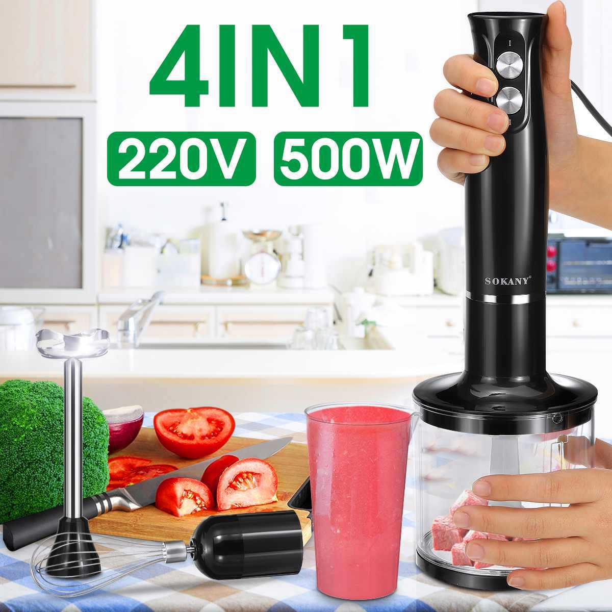 Sokany1710-4 Food stick Baby food mixer Household small food stick 4 in 1 egg beater thumbnail