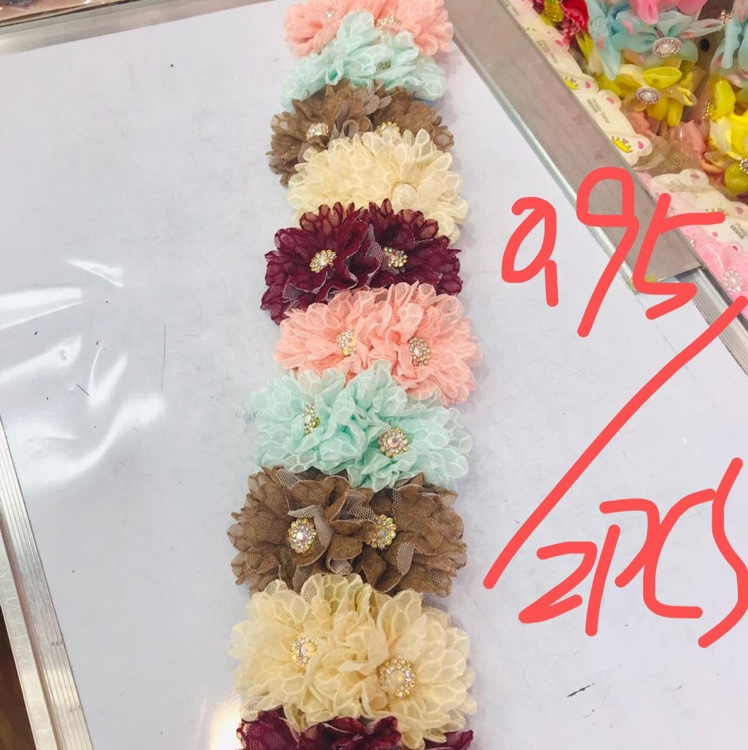 布花毛巾圈
