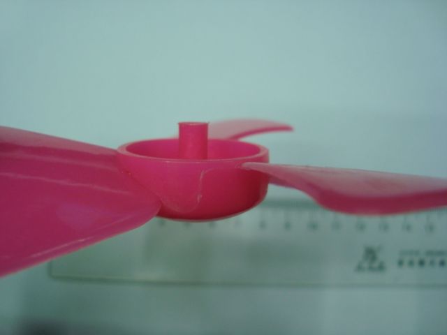 塑料风叶风扇实验用品9厘米风能吹风机90mm帽用详情图4