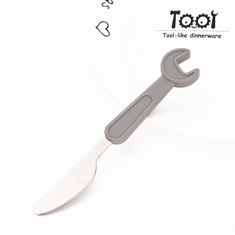工具刀叉勺三件套 扳手螺丝刀造型餐具 创意工具造型餐具详情图9