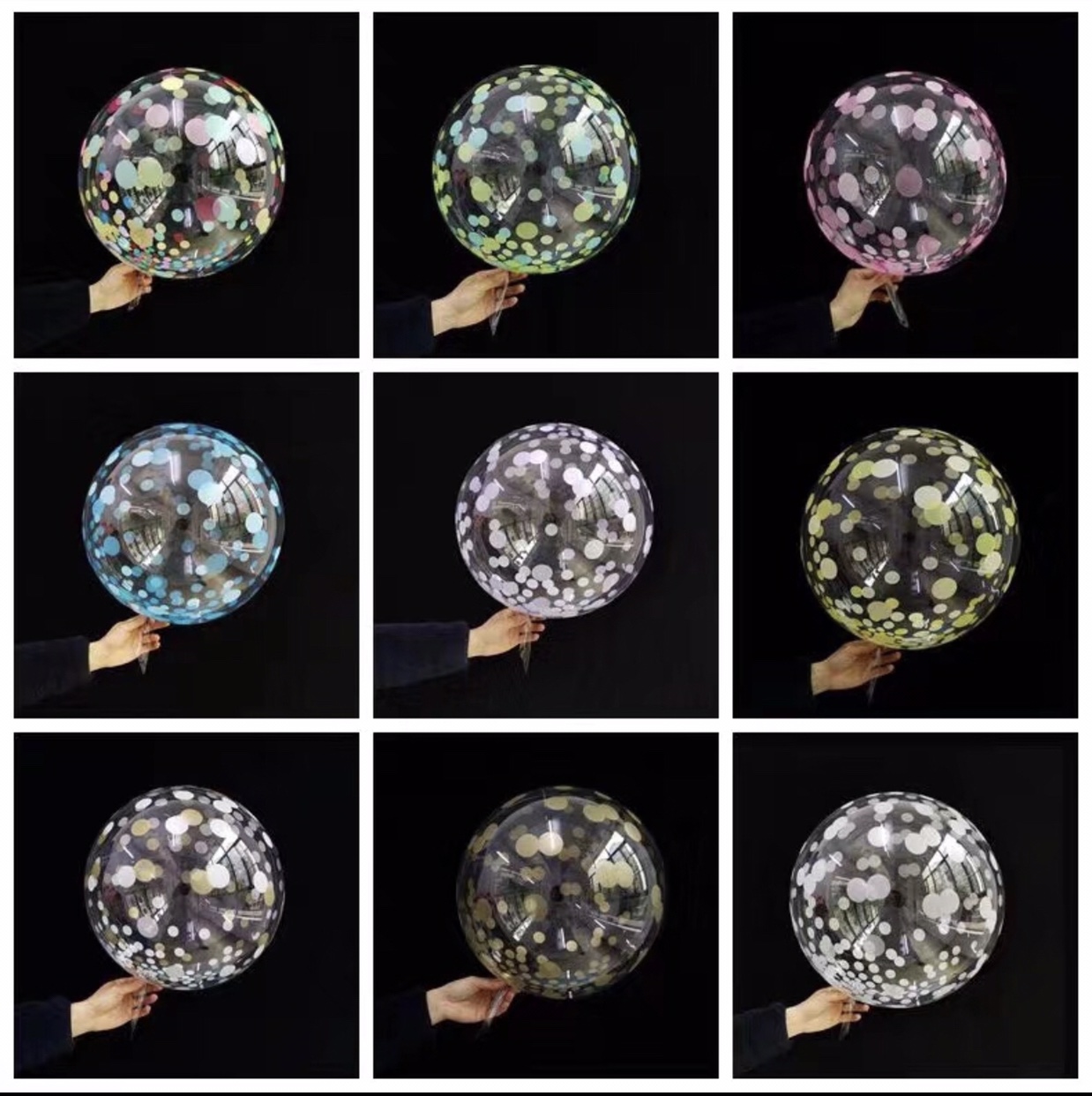 新款印花波波球18寸 50个一包产品图