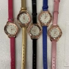 Trendy, fashionable and caring ladies' leather strap watch details Picture