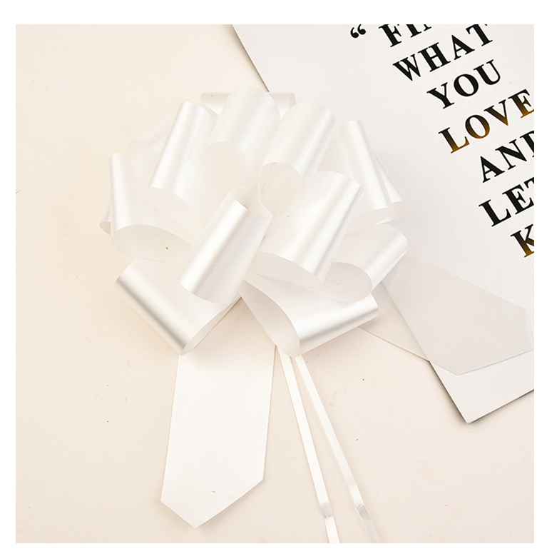 圣诞球花 婚庆装饰手拉花 礼品盒包装哑膜球花详情7