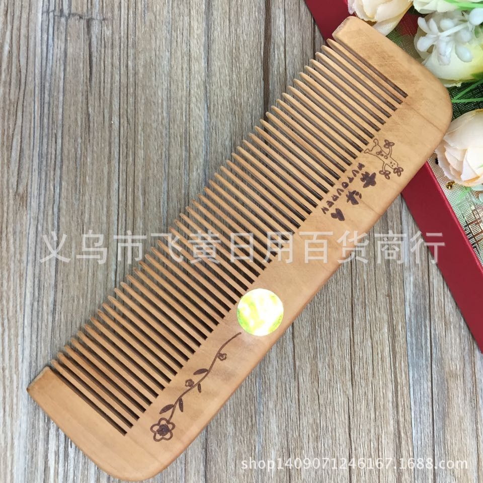 Straight - strip comb PVC paper box square woodcomb wholesale thumbnail