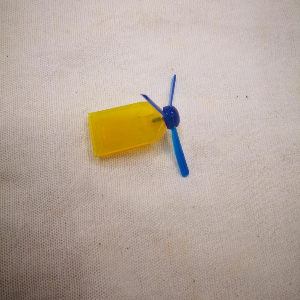 风叶实验教学用品纸风扇叶玩具飞机头三叶风叶42mm详情图2