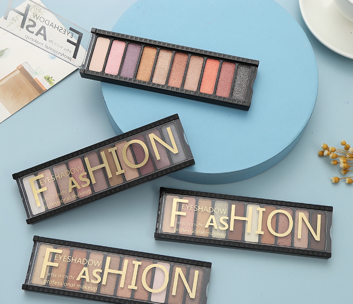 10 color earth color carpet supply novice makeup eye shadow tray thumbnail