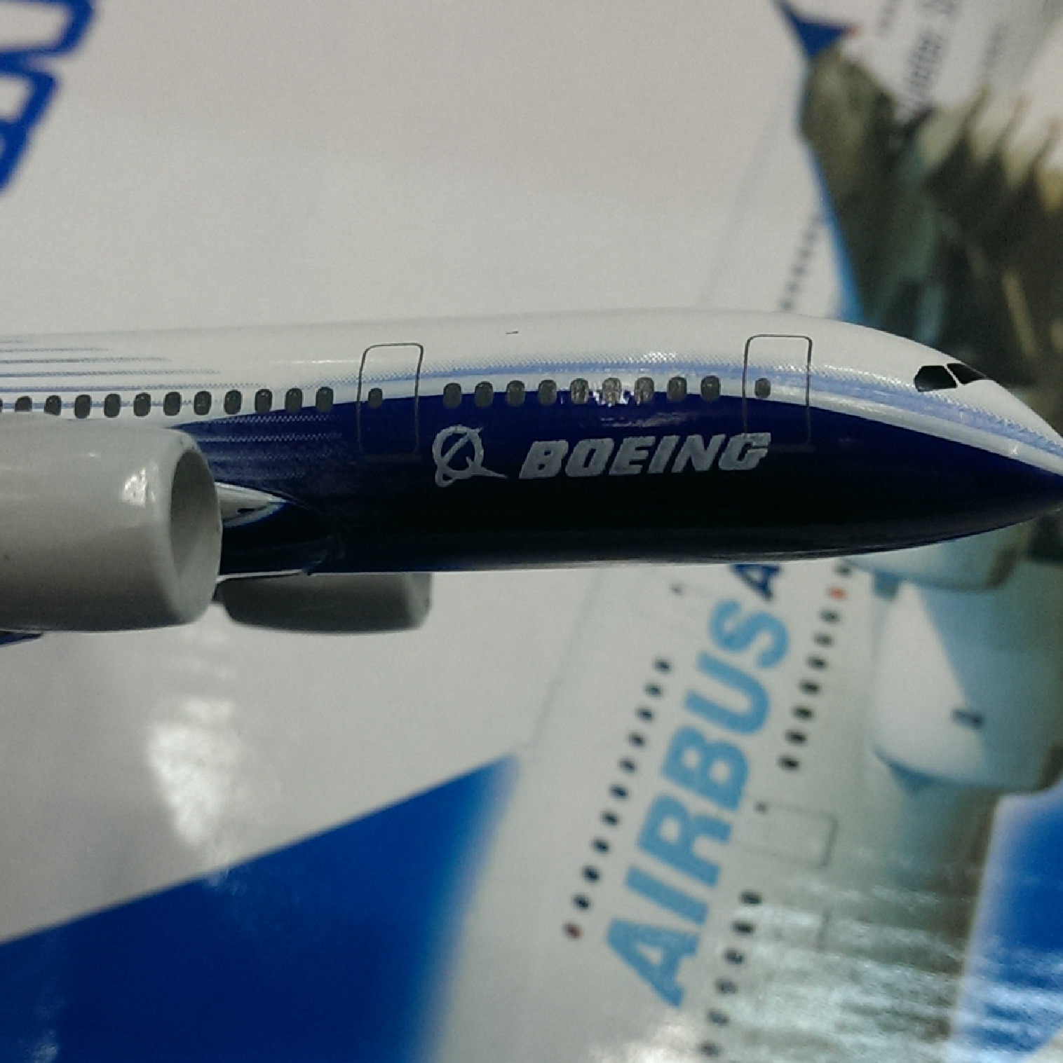 金属飞机模型（B787原型机）飞机模型 合金飞机模型 仿真飞机模型详情图6