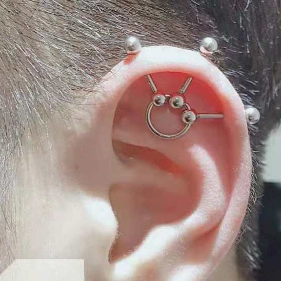 不锈钢个性耳环