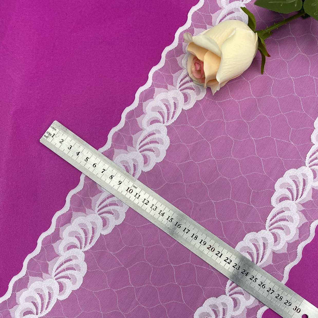 Z0090 (width 23CM) Lace trim, elastic lace, non-elastic lace, eyelash lace, lace fabric, clothing accessories, new style lace details Picture