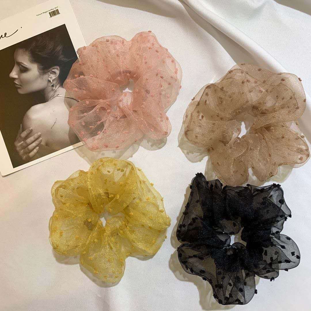 高档精品发饰/简约气质发圈/外出百搭发圈产品图