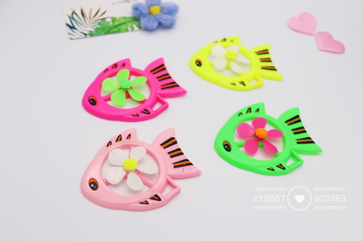 Little Fish Windmill children's plastic toy gift Gacha Party toy Specification image
