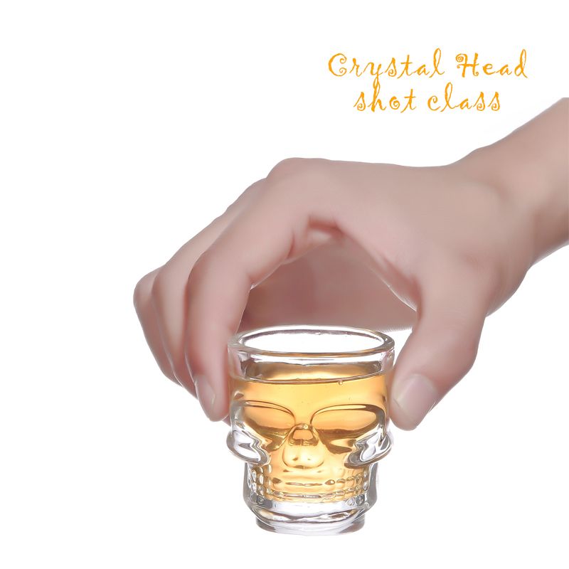 骷髅杯套装（四只装） Crystal Head Shot Glass威士忌骷髅杯套装细节图