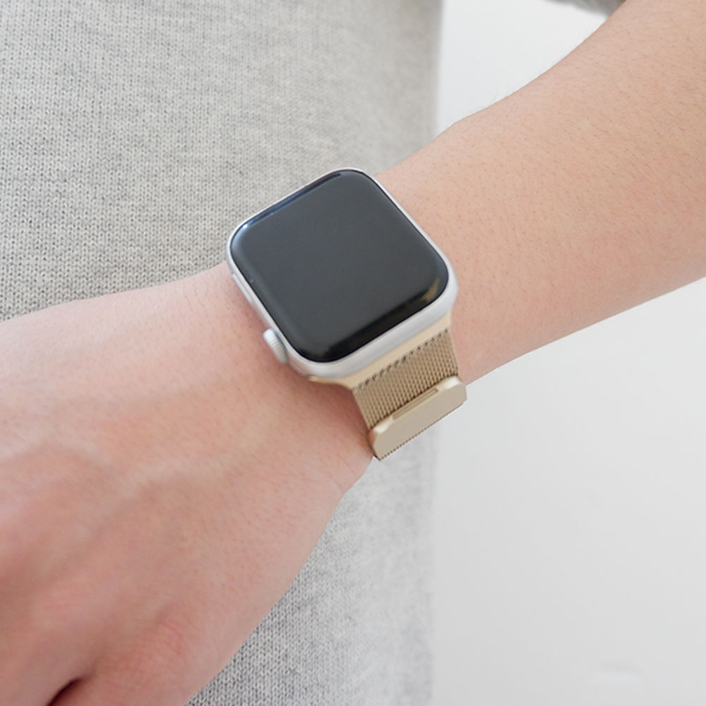 苹果手表硅胶表带双色表带iwatch1234代表扣式运动手表带详情图7