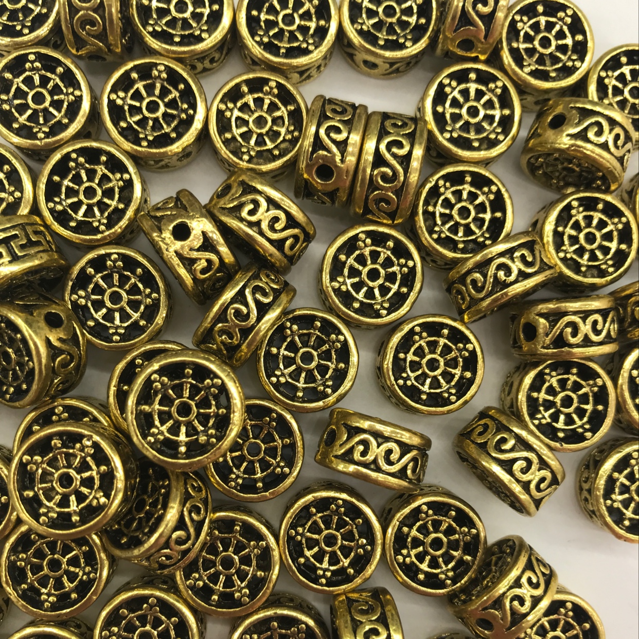 Tibetan - style diaphragm - piece DlY Buddhist bead accessory thumbnail