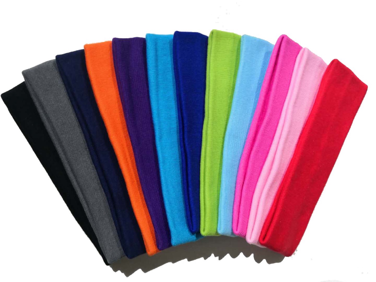 Seamless Jacquard Sport Headband With Cotton Wicking Sweat Application Scenario
