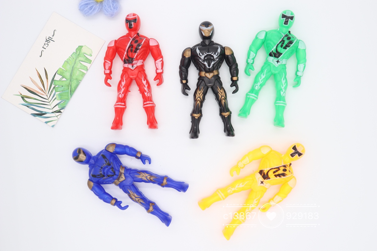 Masked warrior children's plastic toys giveaway party toys thumbnail