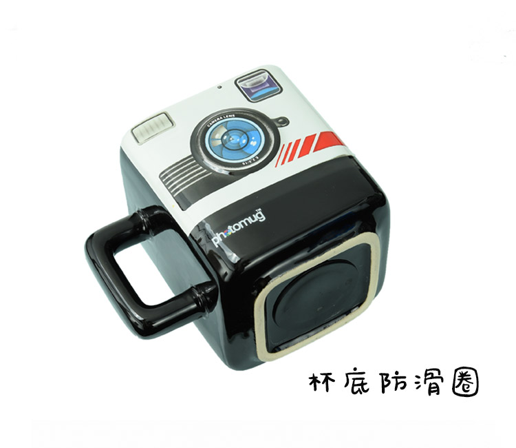 Creative Camera Pottery Porcelain Mug Personality Camera Lens Mug Camera Bone China Mug undefined