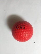 厂家定做6.3mmPU高尔夫球儿童减压发泄压力球PU弹力球实心球