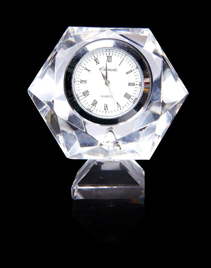 水晶玻璃水晶钟表-13