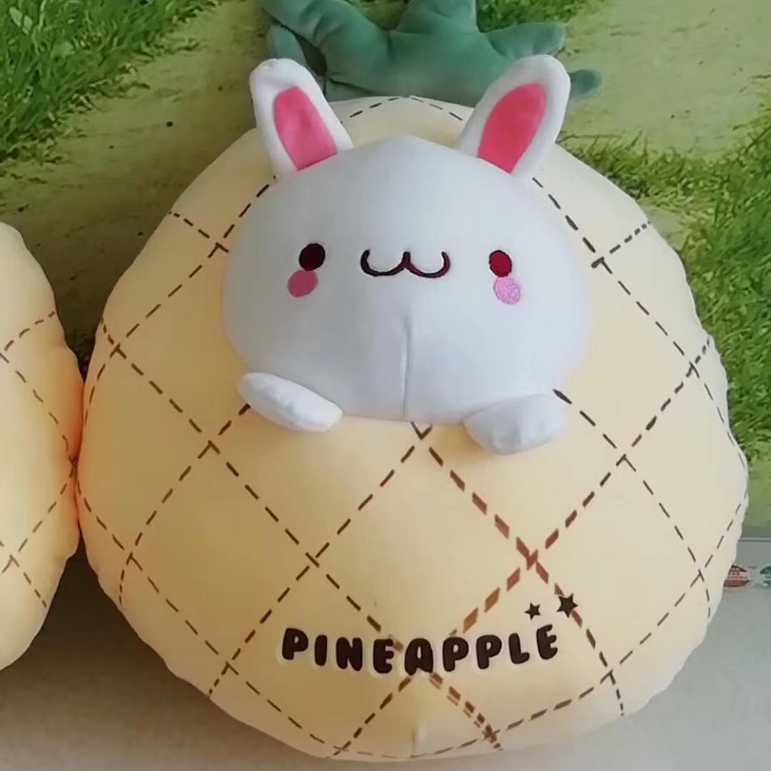 Pineapple rabbit pillow thumbnail