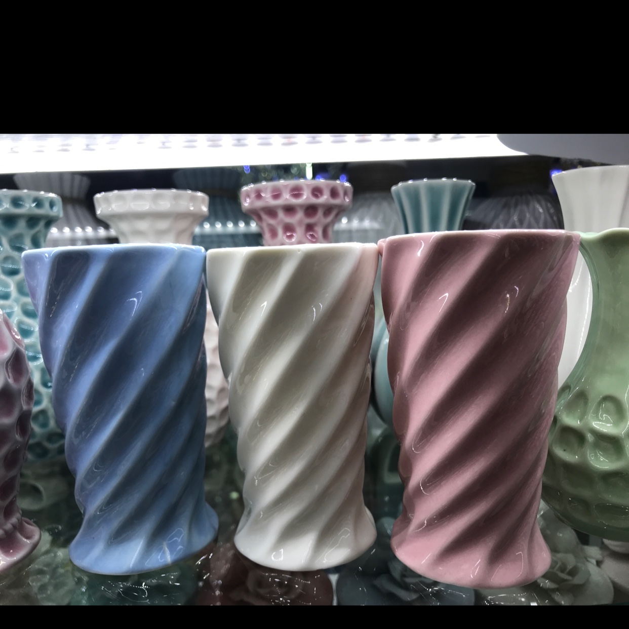 陶瓷多色小号花瓶花插时尚家居装饰花瓶