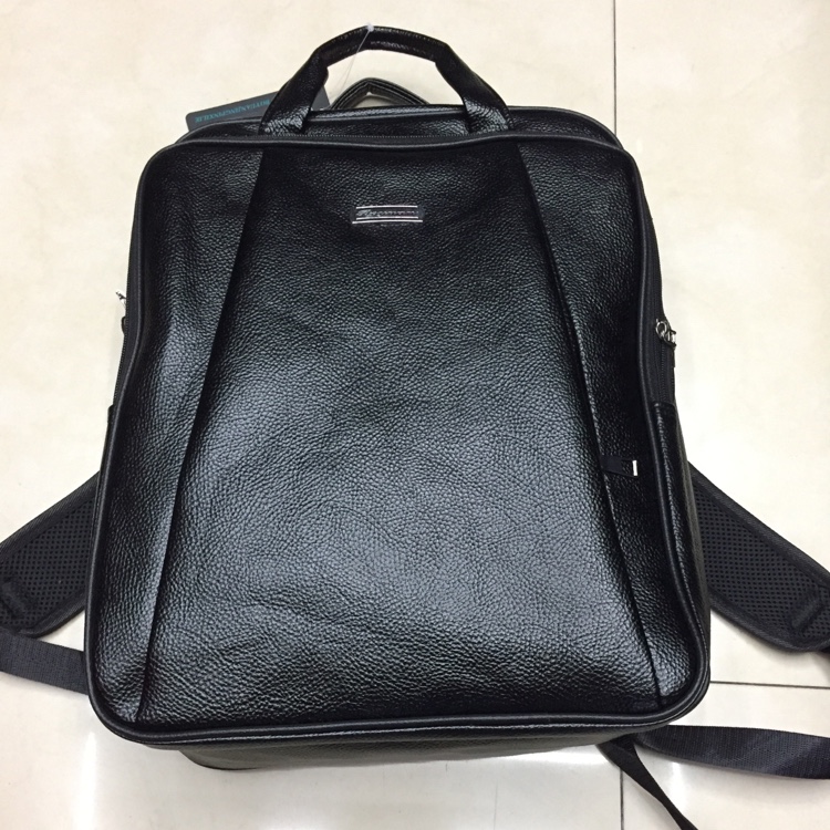 pu三用电脑包，可单背双背、手提图
