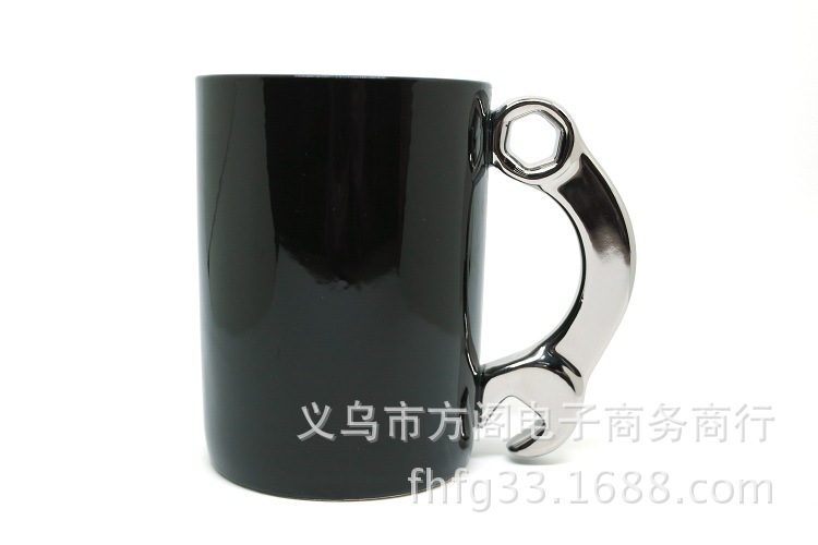 Tools Ceramic Cup Creative Wrench Shape Mug Wrench Cup Tool Series Wrench Cup Tool Cup details Picture