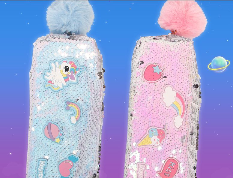 Unicorn children's pencil bag elementary school simple Korean cute pencil bag