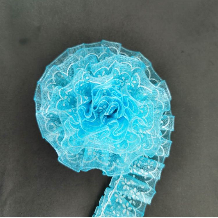 Polyester Sand Belt Printing Lace All Kinds Of Cloth Crease Flower Products Manufacturers Direct Sales undefined
