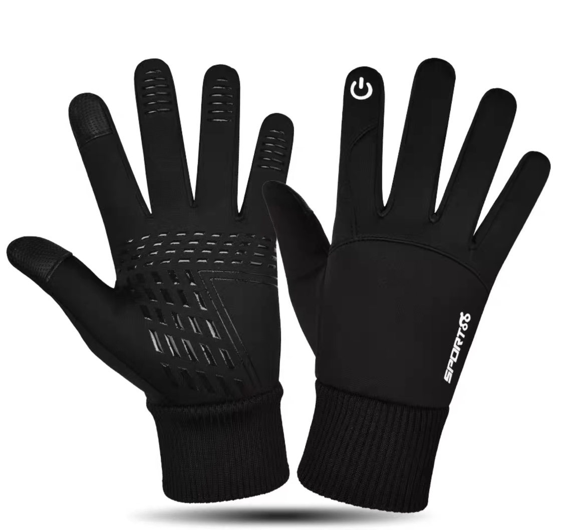 Waterproof Gloves For Men Winter Riding Motorcycle With Velvet Warm And Cold Touch Screen Windproof Mountaineering Spring And Autumn Cycling Motorcycle