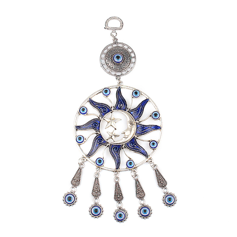 新款蝴蝶钥匙扣 ebay爆款钥匙挂件 眼睛挂件 创意幸运之眼钥匙扣详情图2