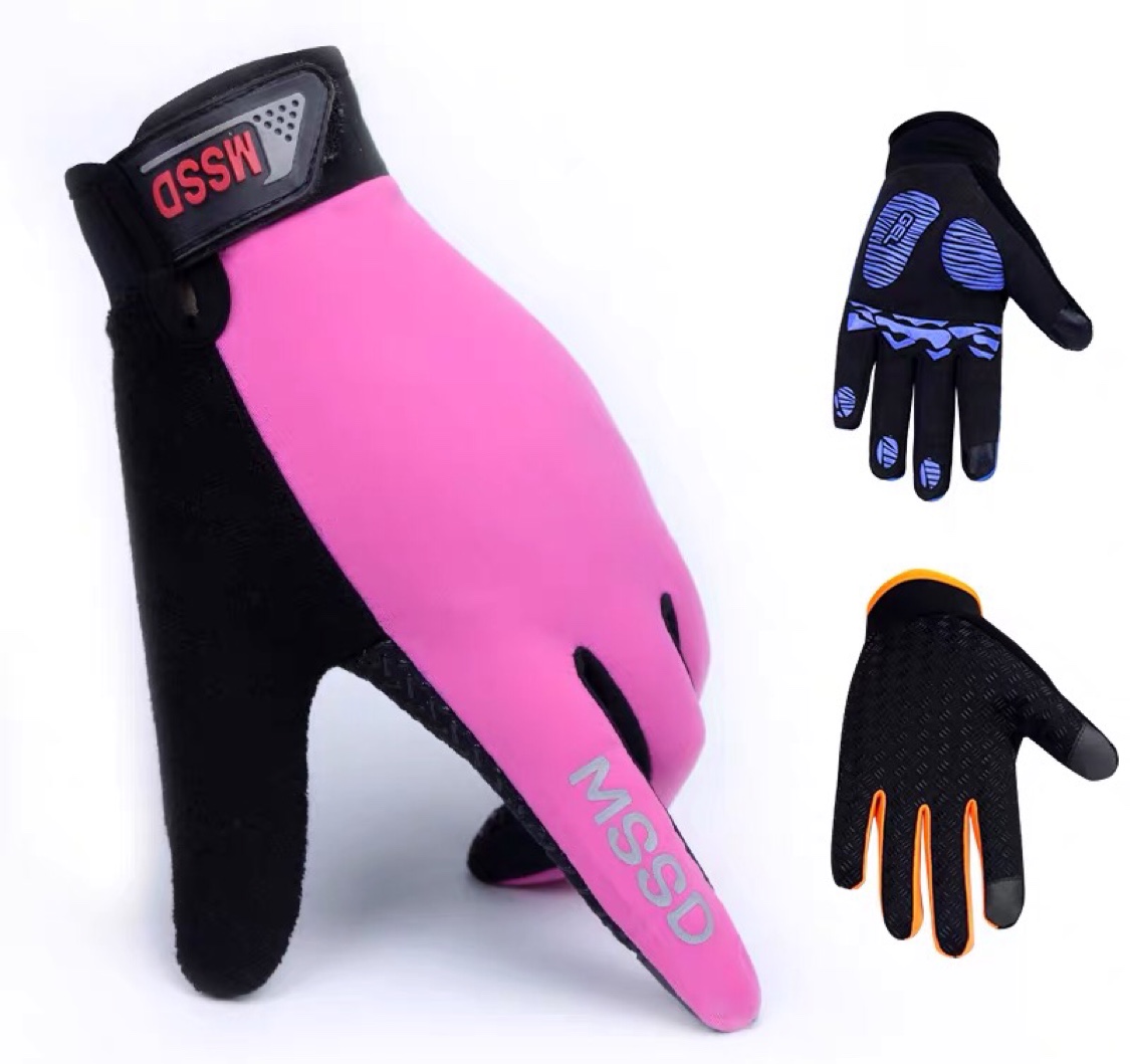 Driving Sunscreen Ice Silk Gloves For Men And Women All Finger Thin Touch Screen Summer Quick Dry Breathable Cycling Non-Slip Fitness Outdoor Sports details Picture