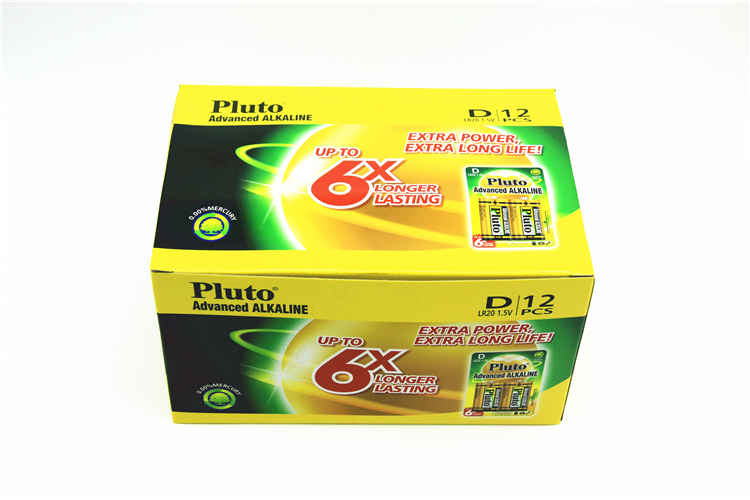 Pluto碱性电池 1号大号LR20 1.5V 煤气灶手电筒 批发详情图8