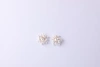 Pearl Korean version stud earrings, pearl size mixed earrings accessory, flower-shaped pearl billon -63 Specification image