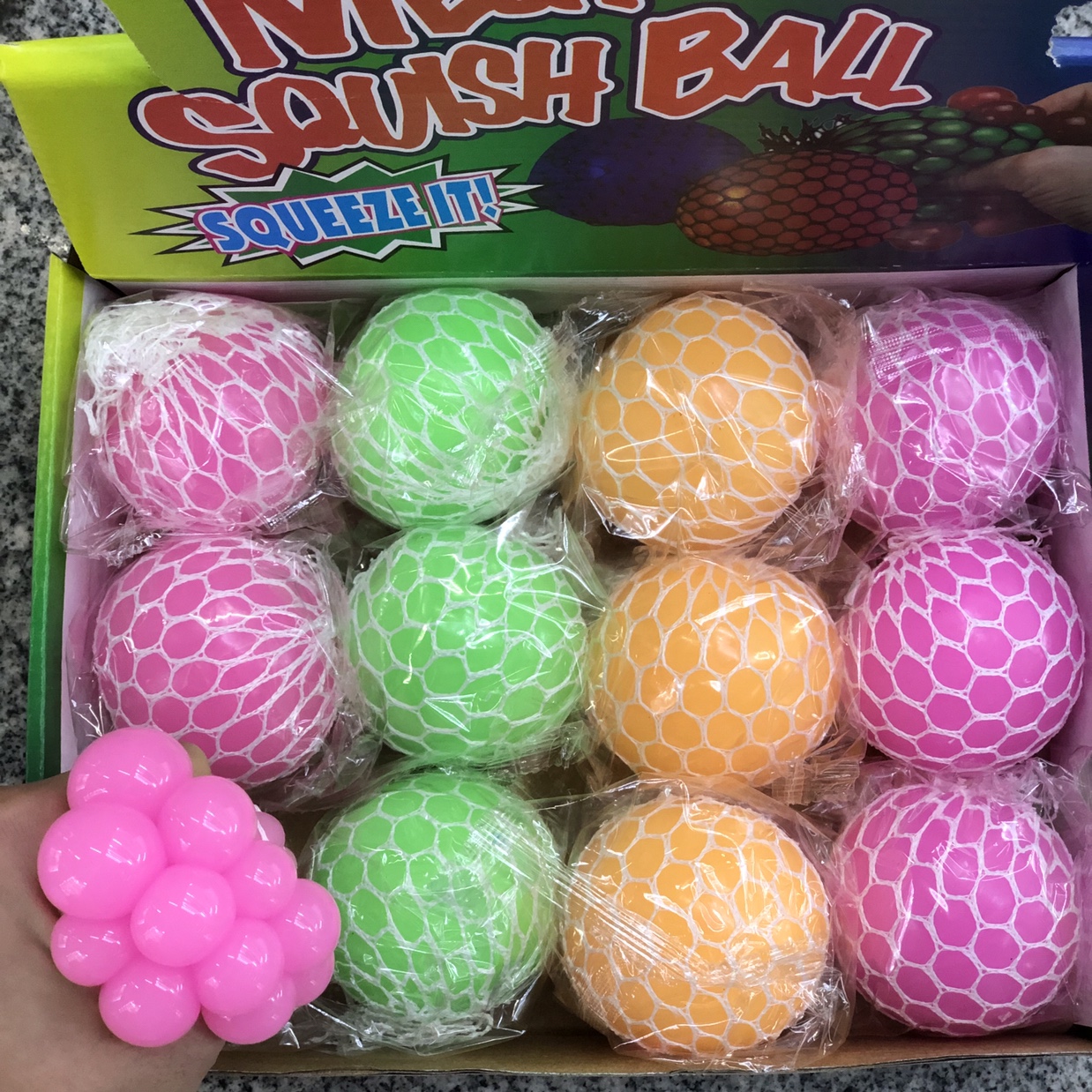 6.0 White net pectin grape ball vent ball decompression ball thumbnail