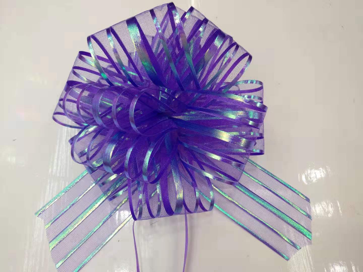 丝绸球花婚车婚房装饰纱拉花