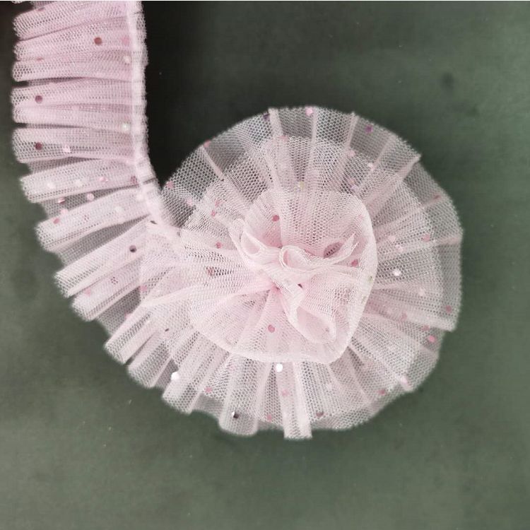 Polyester Sand Belt Printing Lace All Kinds Of Cloth Crease Flower Products Manufacturers Direct Sales details Picture