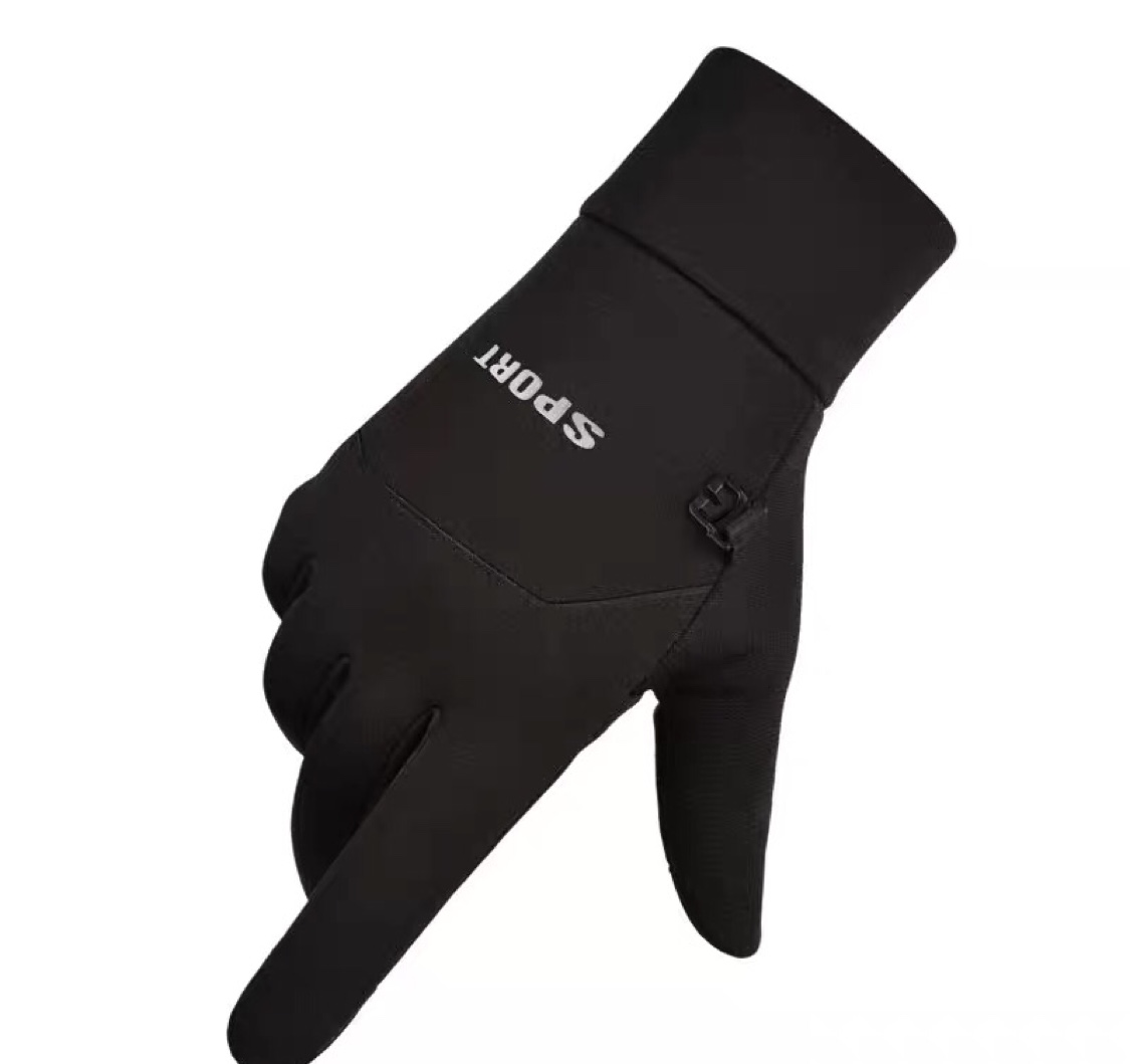 Waterproof Gloves For Men Winter Riding Motorcycle With Velvet Warm And Cold Touch Screen Windproof Mountaineering Spring And Autumn Cycling Motorcycle Specification drawing