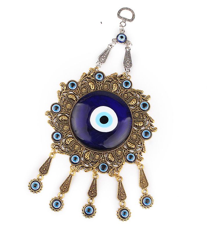 New Crafts The Eye Of Luck Wall Hanging Middle Eastern Turkish Style Hanging Decorations Home Decor Wall Hanging Decorations Item Picture