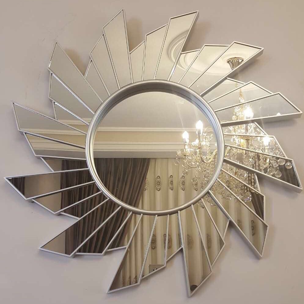 壁挂镜子太阳玄关镜子M6868
