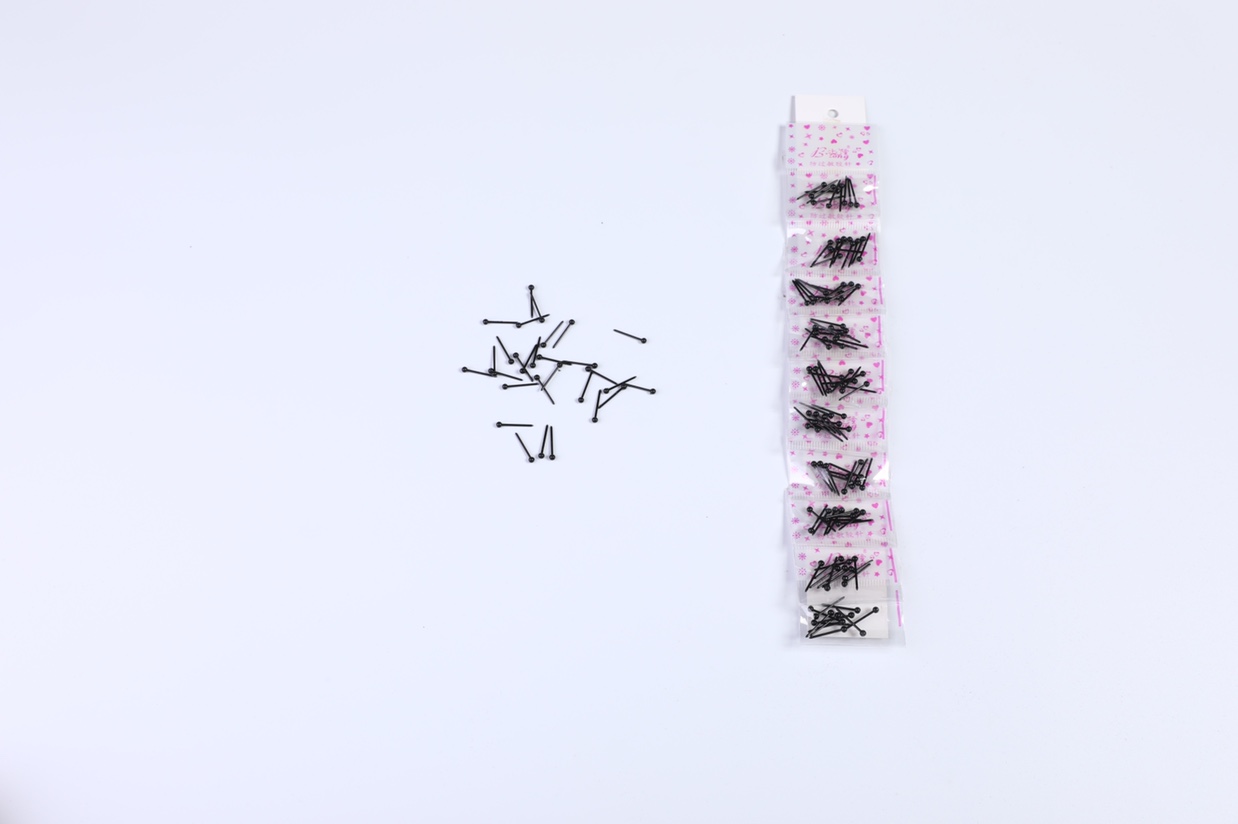 Ear stud for ear care and anti-allergy, matchstick ear rod, plastic ear stud, round head, Doudou Bilong -57 Item Picture