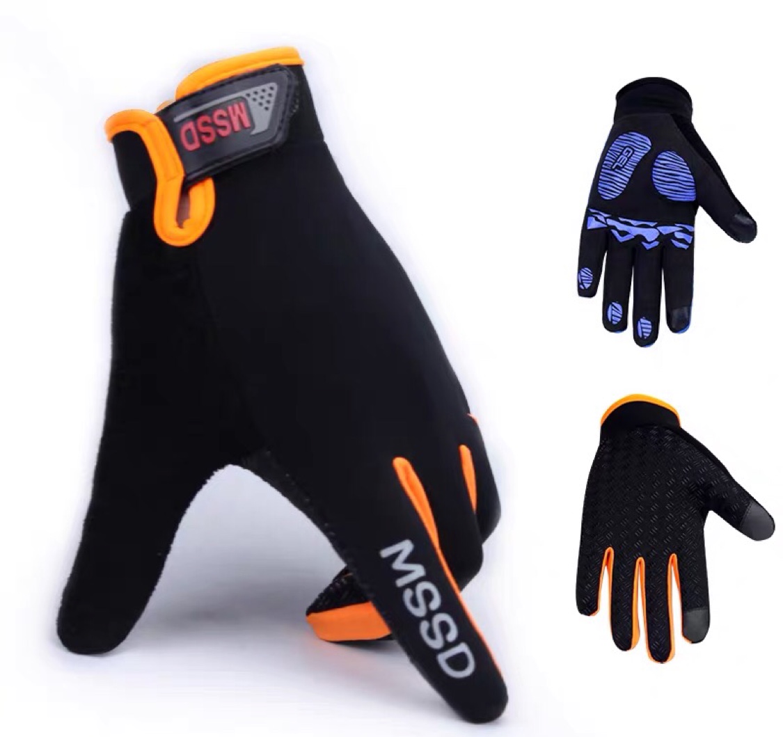 Driving Sunscreen Ice Silk Gloves For Men And Women All Finger Thin Touch Screen Summer Quick Dry Breathable Cycling Non-Slip Fitness Outdoor Sports Specification drawing